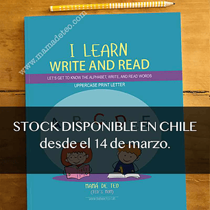 Libro: I Learn, Write and Read