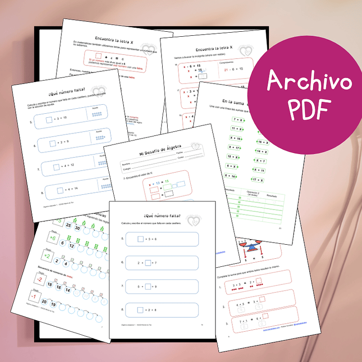 Libro: Álgebra adaptada 1 - Nivel inicial (PDF) 3