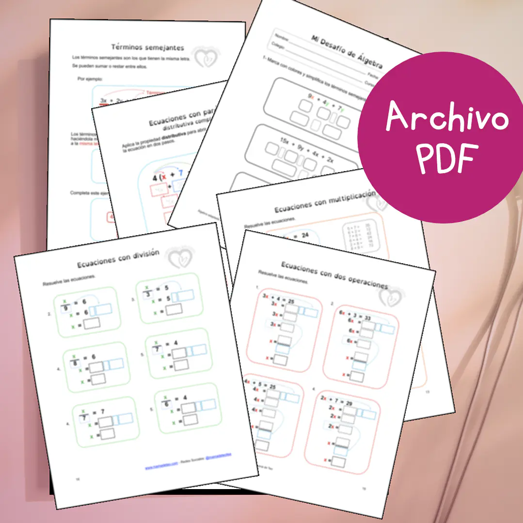 Libro: Álgebra adaptada 2 - Nivel Intermedio (PDF) 2