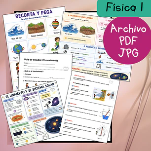 Guías de estudio adaptadas: Física 1