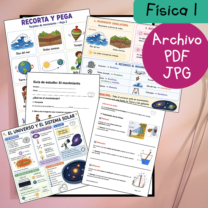 Guías de estudio adaptadas: Física 1 1