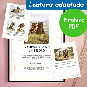 Libro: Vamos a buscar un tesoro adaptado (PDF gratuito)