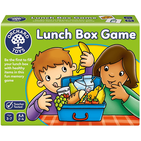 Orchard Toys Lunch Box - Juego Infantil de Memoria con Tarjetas ilustradas sobre alimentación