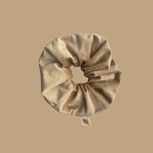Scrunchie VELVET - camel