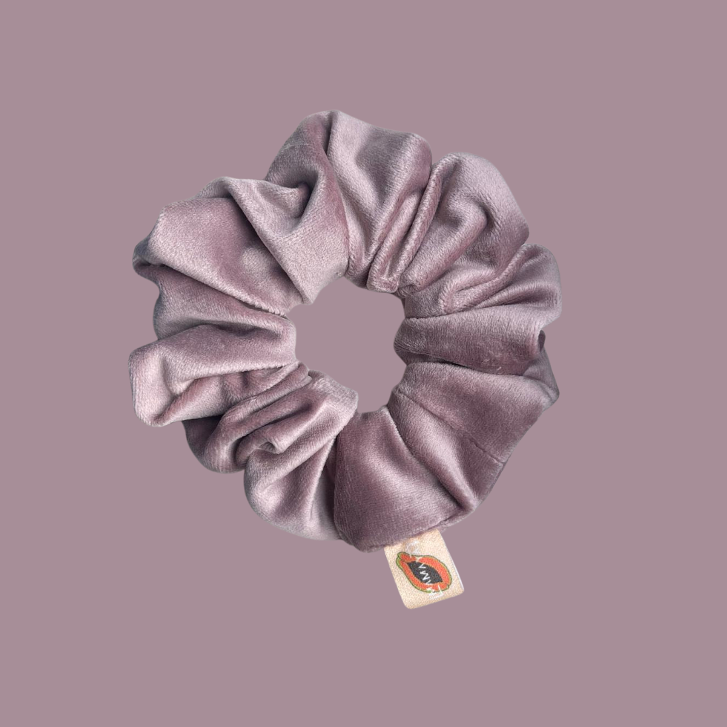 Scrunchie VELVET - malva 1