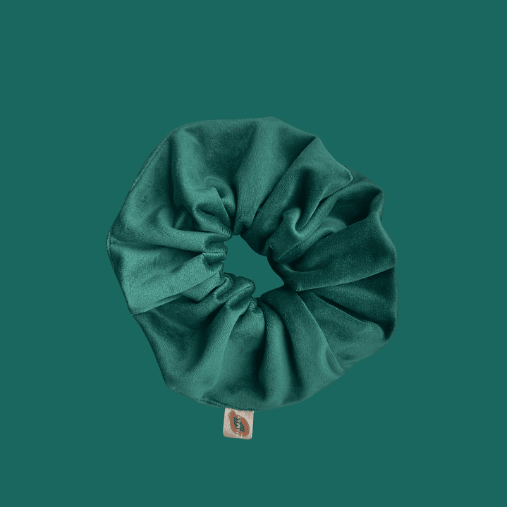 Scrunchie VELVET - verde 1