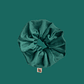 Scrunchie VELVET - verde - Thumbnail 1