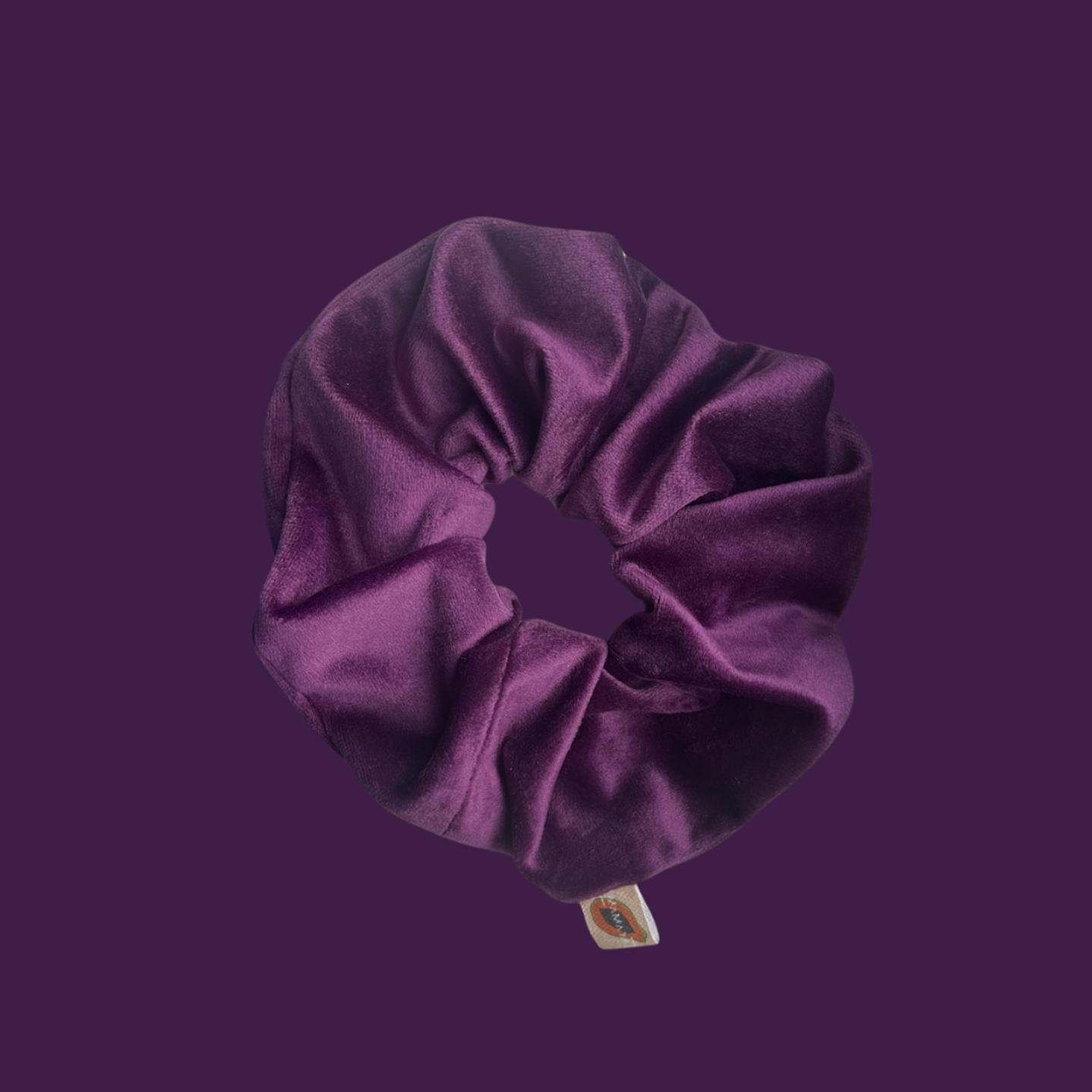 Scrunchie VELVET - roxo