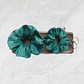 Scrunchie VELVET - verde - Thumbnail 2