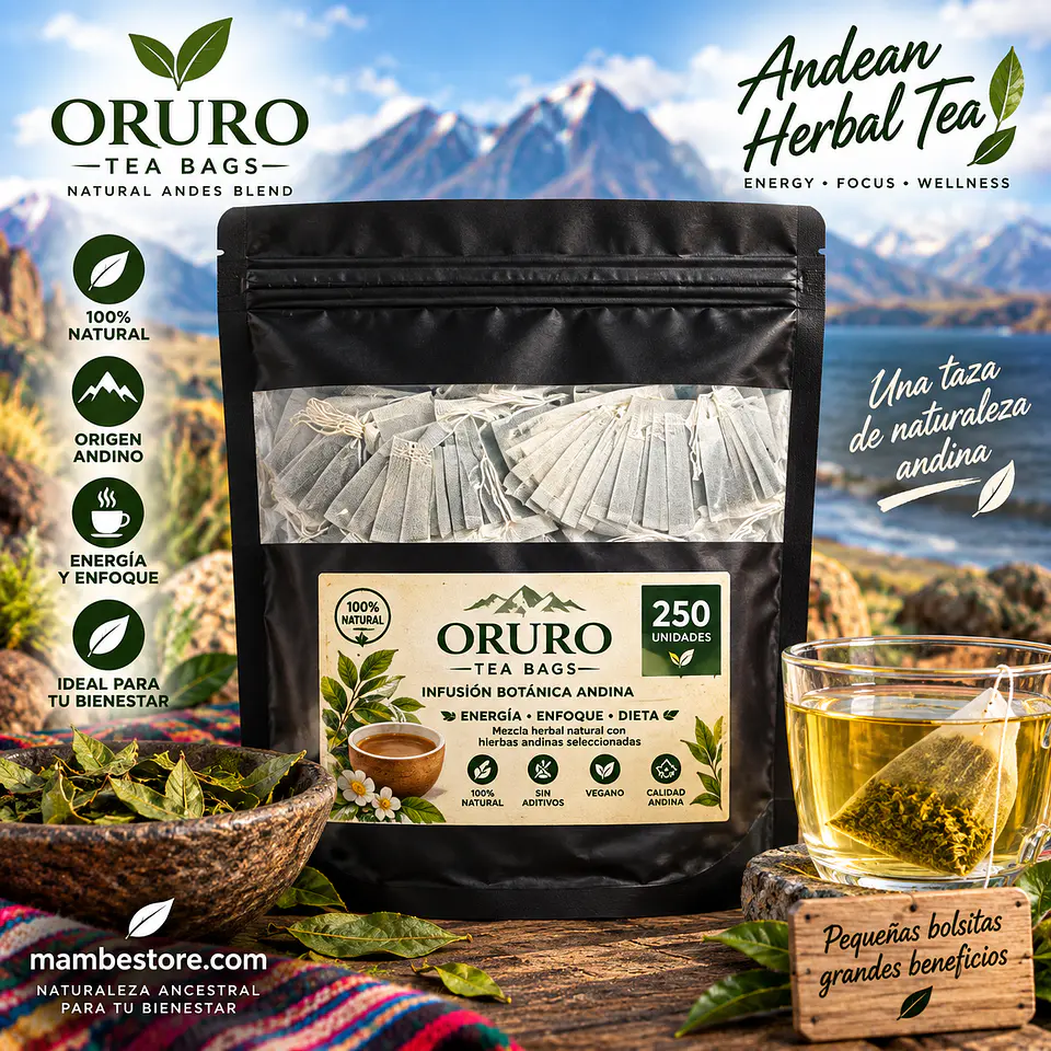 Oruro Bolivia  Andean Tea Bags. 2