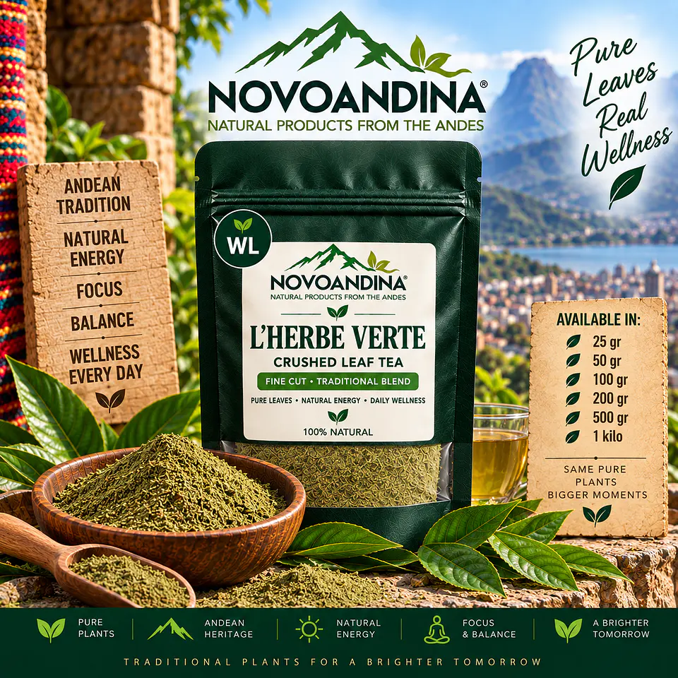 Crushed leaf tea l'herbe verte 1