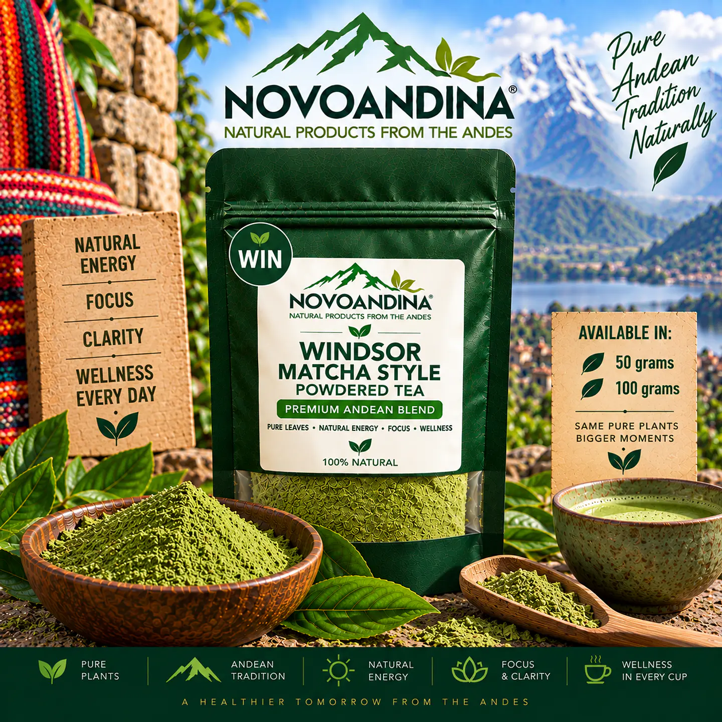 Windsor Matcha Style Powdered Tea 1