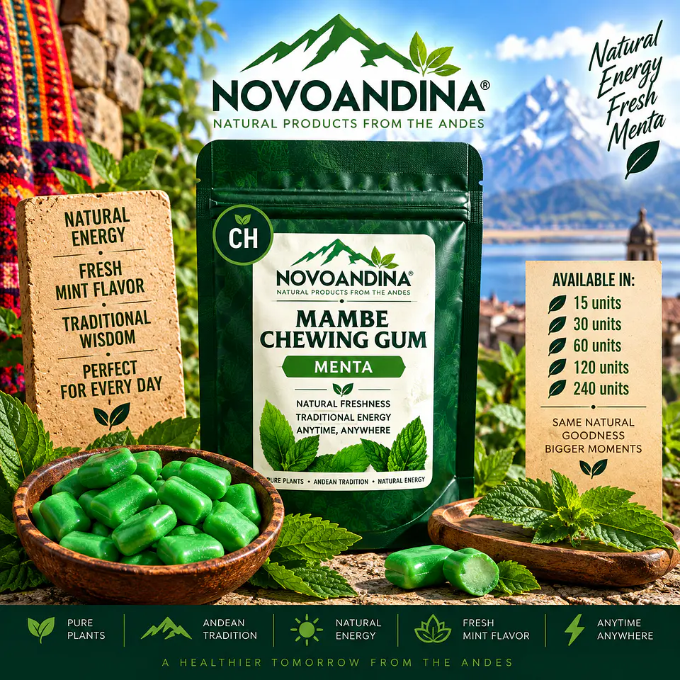 Mambe Chewing Gum Menta 15 ct. 1