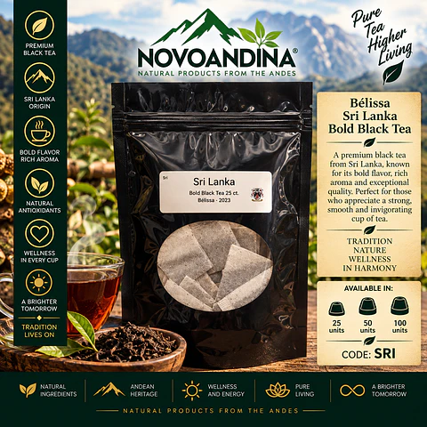 Belissa Sri Lanka Bold Black Tea bags