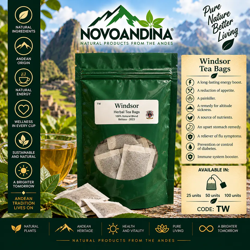 Windsor Bolivia  Tea Bags 1