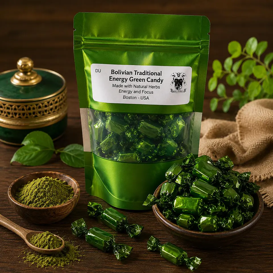 Bolivian Traditional Energy Greeen Candy 1