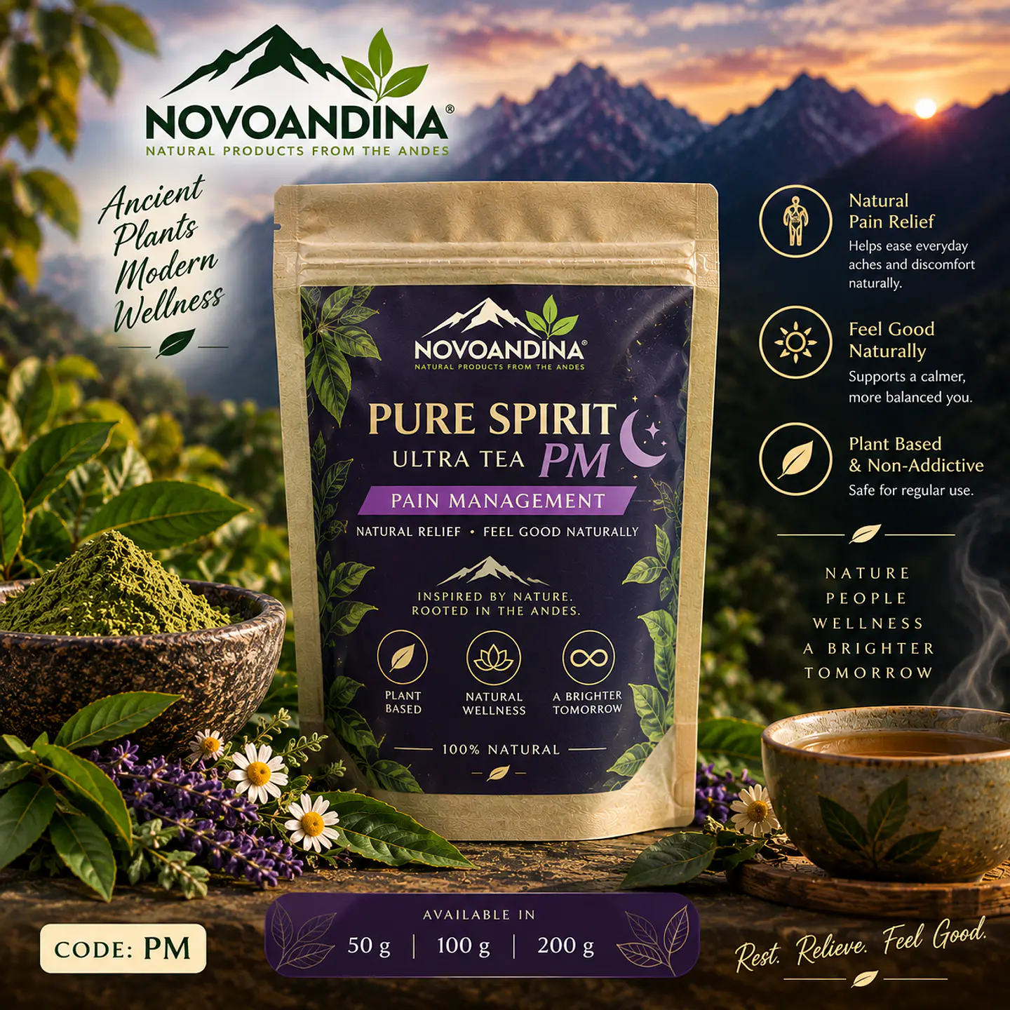 Pure Spirit Powdered Ultra Tea PM 1