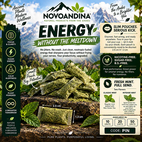 Organic Energy Green Pouches
