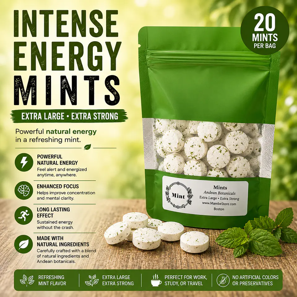 Intense Energy - Focus Mints 20 ct. ( extra large) 1