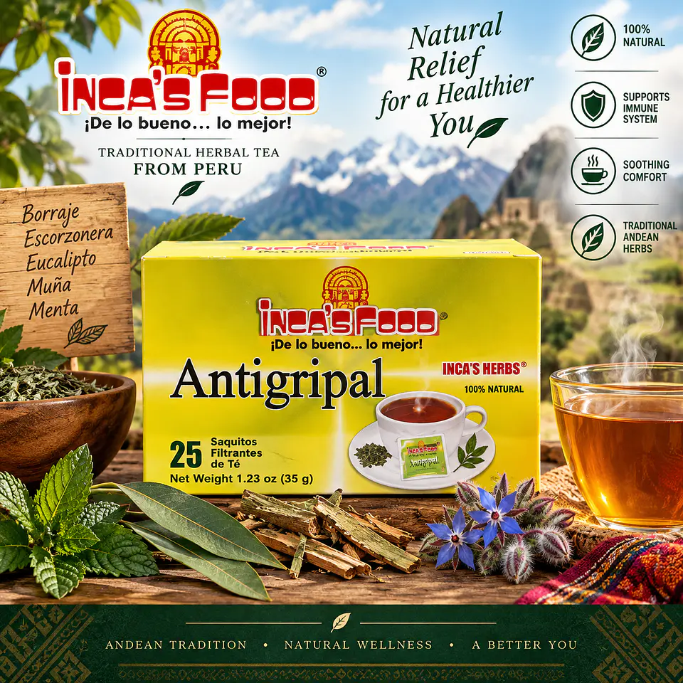 Antigripal Tea Inca's food 25 ct. 1