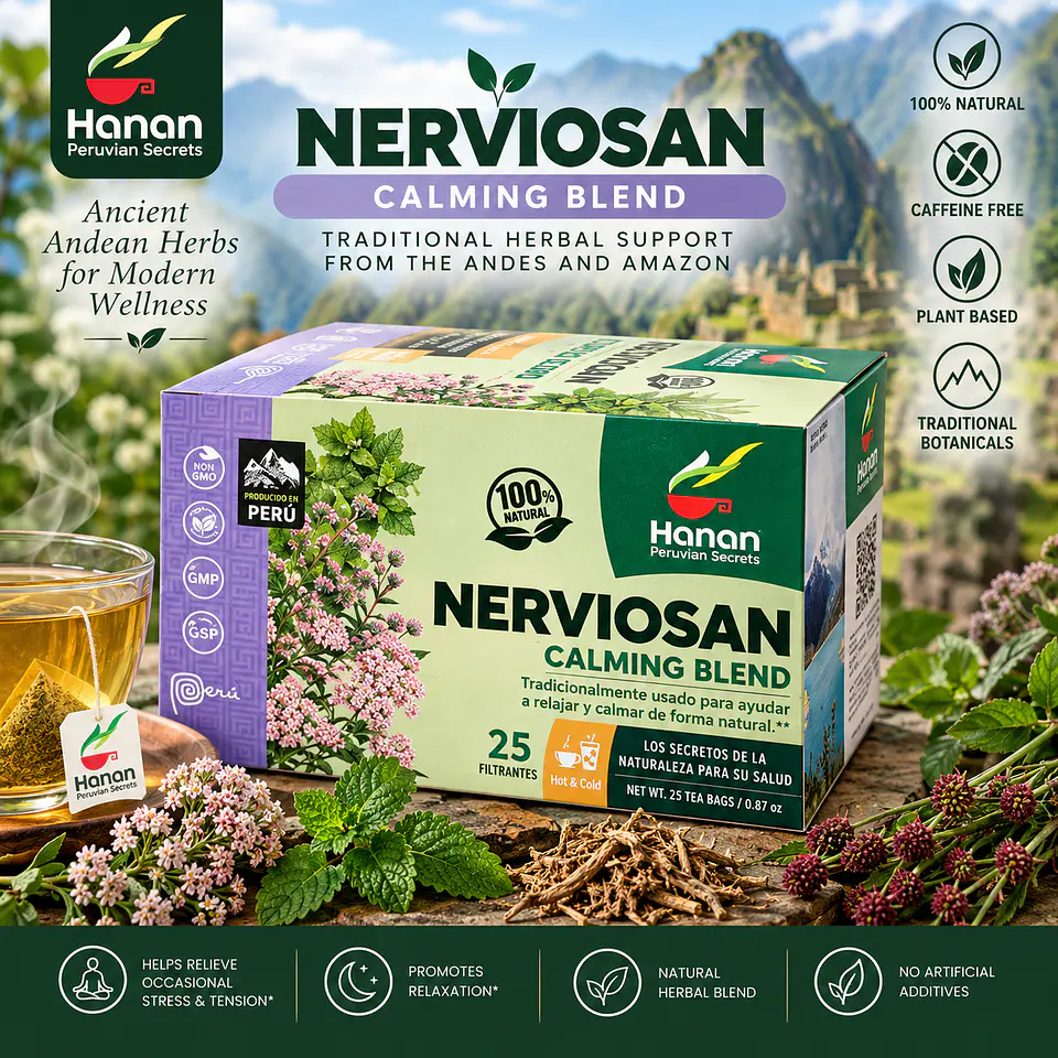 Nerviosan, Calming Blend Tea 25 ct  1