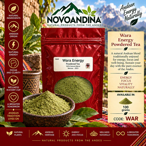 Wara  Energy  Pure Powdered Green Tea 100 grams