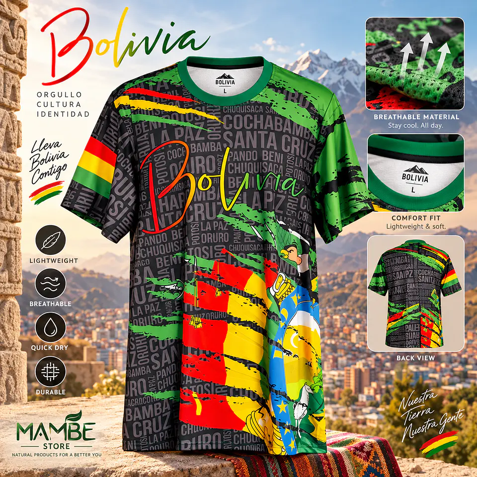 Bolivian T- Shirt + Windsor Tea Bags. 1