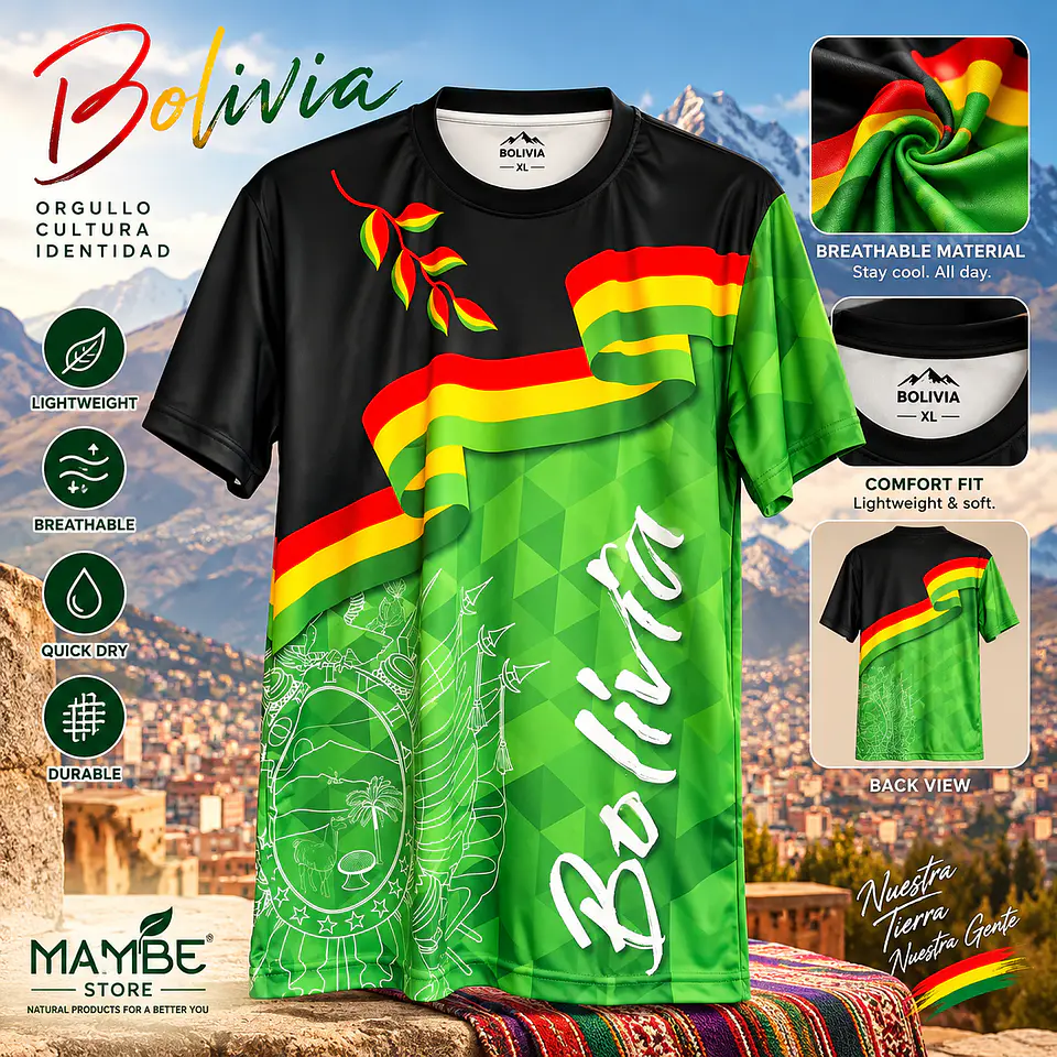 Bolivian T- Shirt + Windsor Tea Bags. 2