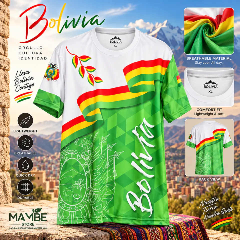 Bolivian T- Shirt + Windsor Tea Bags. 3