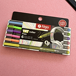 TNT gel roller 6 Fluor, pintural al Agua. 