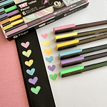 TNT gel roller 6 Pasteles, pintural al Agua.