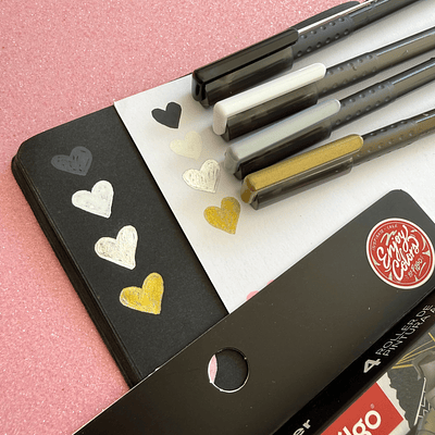 TNT gel roller 4 colores Glam, pintural al Agua. 