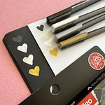 TNT gel roller 4 colores Glam, pintural al Agua. 