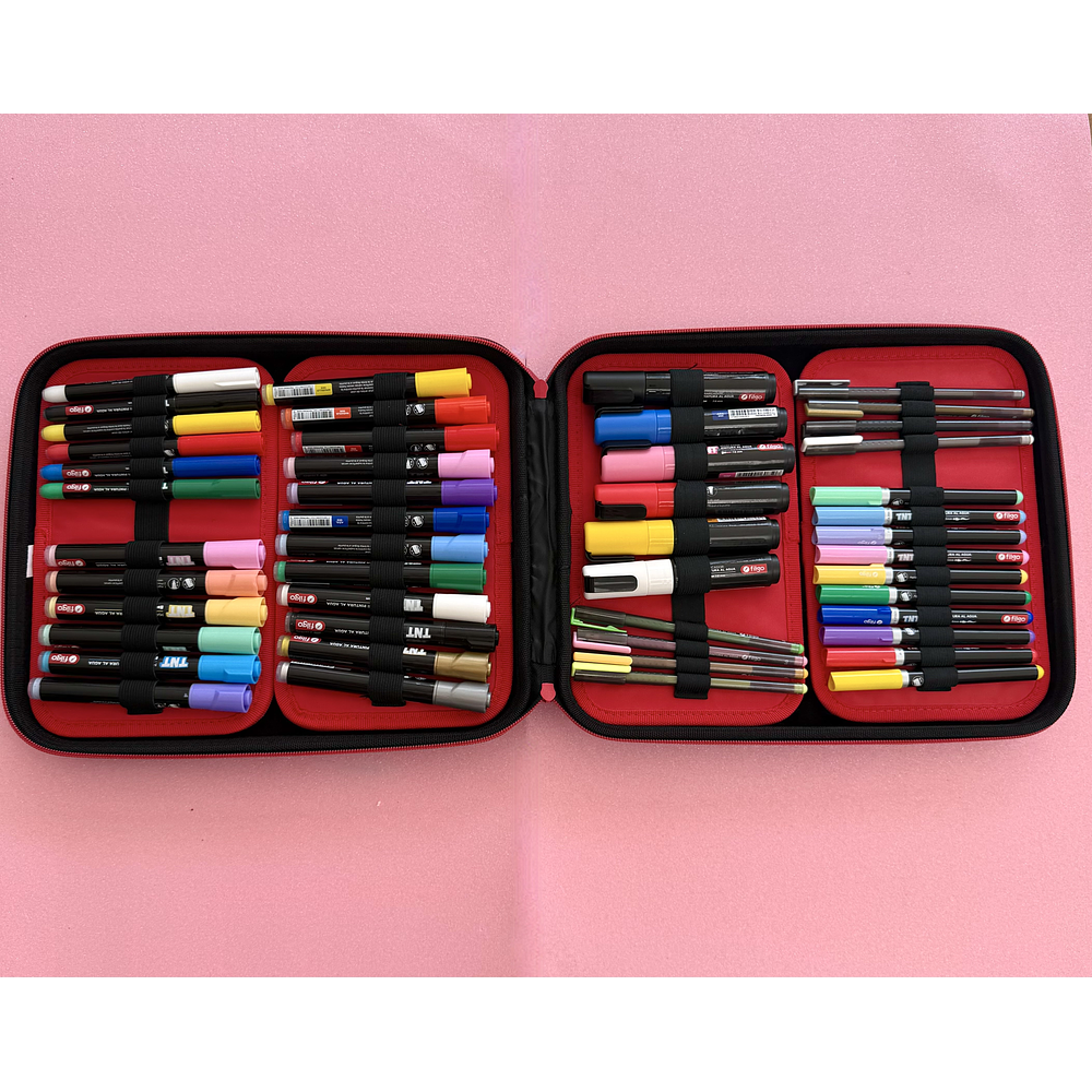 Maleta TNT collection, 48 marcadores acrílicos surtidos. 