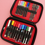 Maleta TNT collection, 24 marcadores acrílicos surtidos. 