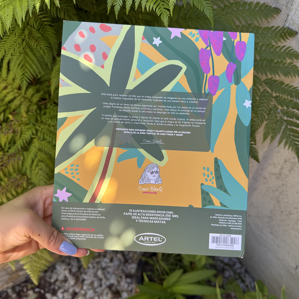 Block ARTEL "Tropical Happiness" Dani Blanq