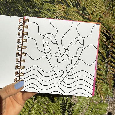 "Fresa" Coloring Book de Flora Droppelmann