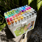 60 marcadores OHUHU, serie HONOLULU tonos básicos.