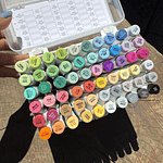 60 marcadores OHUHU, serie HONOLULU tonos básicos.