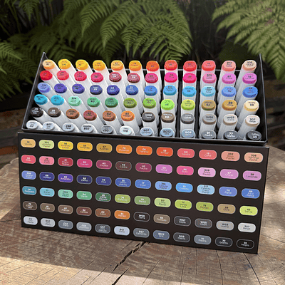 Filgo Alloy, Marcadores base alcohol, set 72 colores surtidos