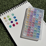 Acuarela Perladas y metalizadas 60 colores