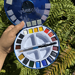 Acuarela Aquafine Daler Rowney 18 pastillas, Travel set.