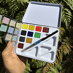 Acuarela Aquafine Daler Rowney 10 pastillas, Travel set.