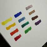 Acuarela Aquafine Daler Rowney 10 pastillas, Travel set.