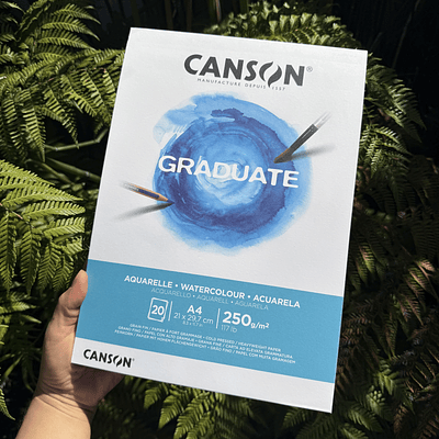 Graduate Acuarela, Pad A4, Canson