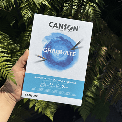 Graduate Acuarela, Pad A5, Canson.