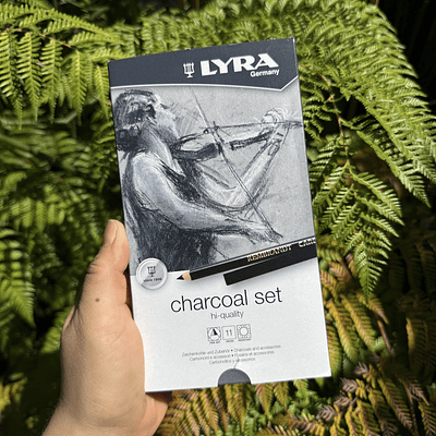 Kit Carboncillo Charcoal Set 12 Piezas, LYRA