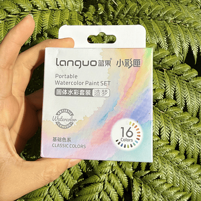 Acuarela Travel Set 16 colores BASICOS- Languo