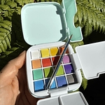 Acuarela Travel Set 16 colores MACARRON- Languo.