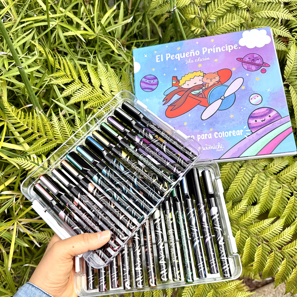 El Pequeño Principe + Mooving Metálicos 24 colores